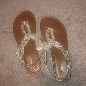Silver Sandals